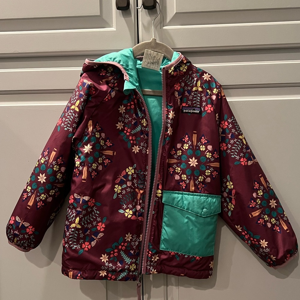 Puff-Ball Reversible Jacket Toddler Girls’